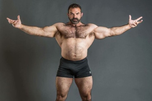 cumshotsandkisses:  cumshotsandkisses😘:  OMG he is so muscular, handsome, sexy, and hairy - WOOF my dream man.