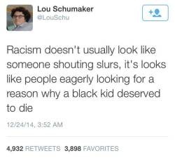 theeemvp:  So fucking true. It may not be as obvious but it’s still racism. 