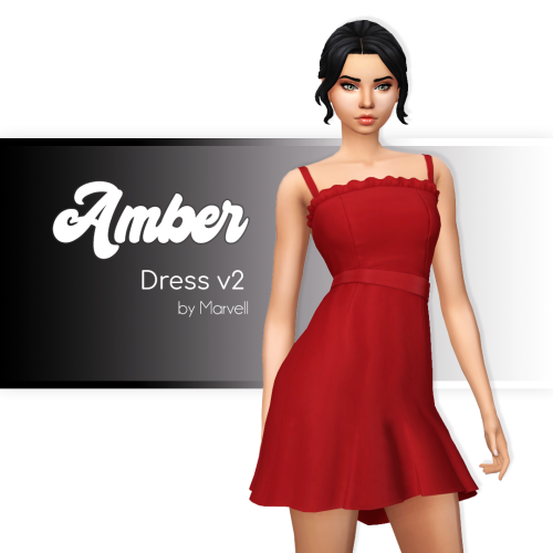 marvell-world:marvell-world:Amber Dress v2BGCThis version was requested by my patrons. So here we go