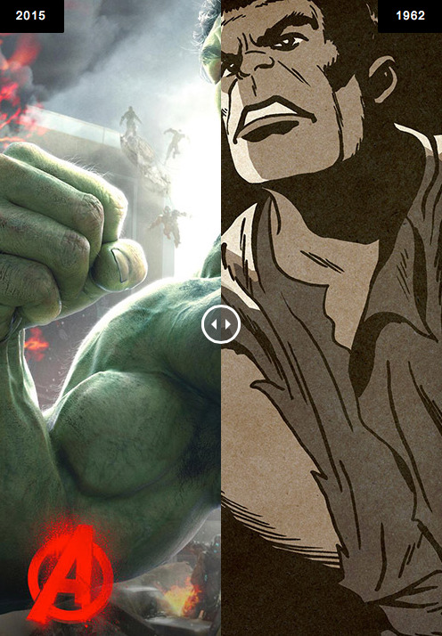 markruffalo:  thingsipedia:  Avengers: Then &amp; Now  I’ve been playing around