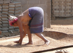 Laotian  woman, by Fred Borman.