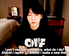 kookiebuff:some of the cuteness during jk’s 180420 vlive ♡ (trans: 1 | 2 | 3)bonus: