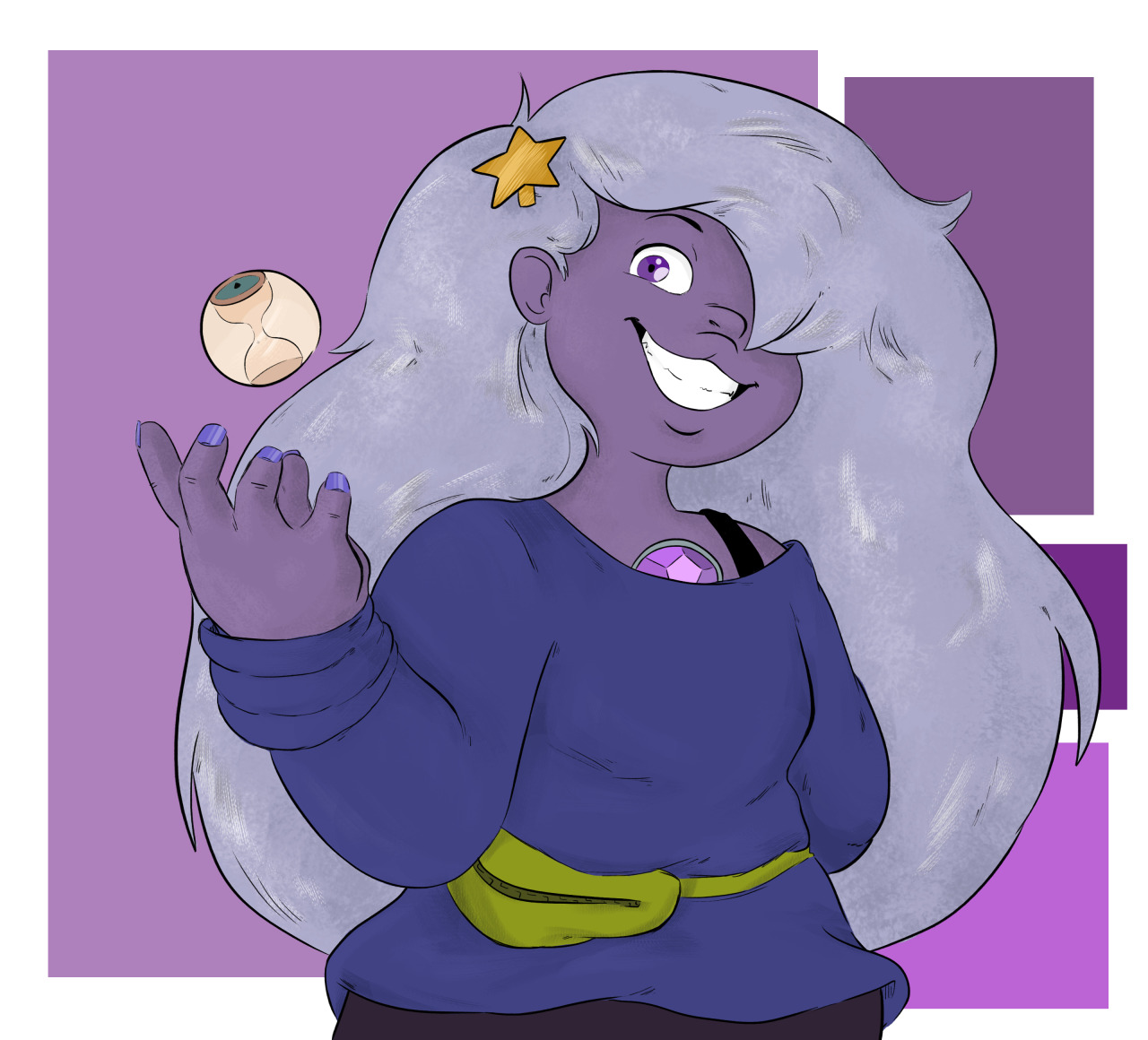 kira-97:  Pilot Amethyst with the time thingy~ 