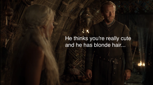 eliamartell:dontneedyourheroact:#never pass up an opportunity to make fun of ser jorah