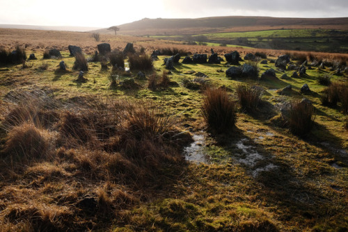 Yellowmead Stone Circles, Dartmoor, 29.12.17.This highly unusual Bronze Age site features a series o