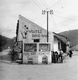 howtoseewithoutacamera: by  Paul Almásy Road junction, Vietnam, 1950 (via here)     