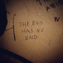 The end&hellip;