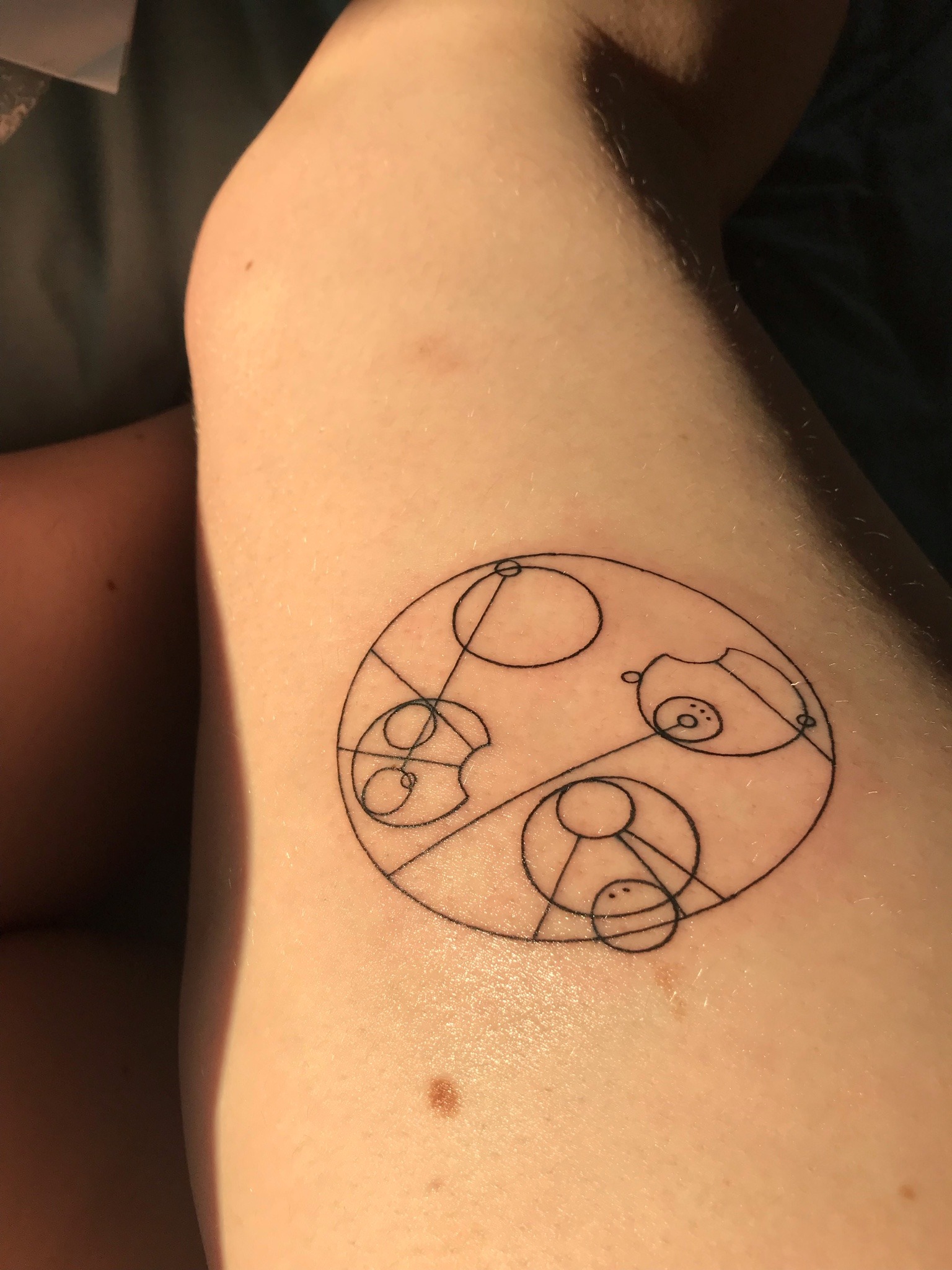 Doctor Who tattoo on Tumblr