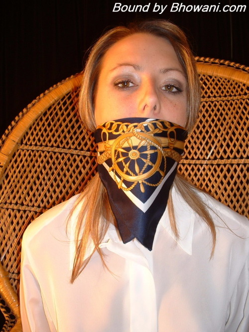 graybandanna:  Love this triangle scarf gag porn pictures