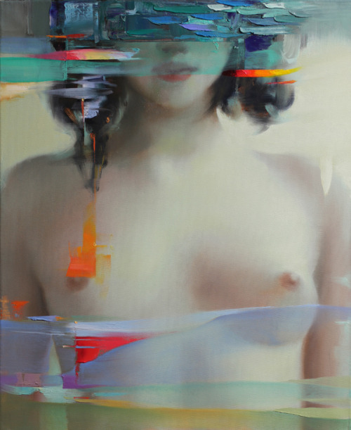 Taeil Kim aka 김태일 (Korean, based Seoul, South Korea) - Serendipity No.0102, 2016  Paintings: Oil on 