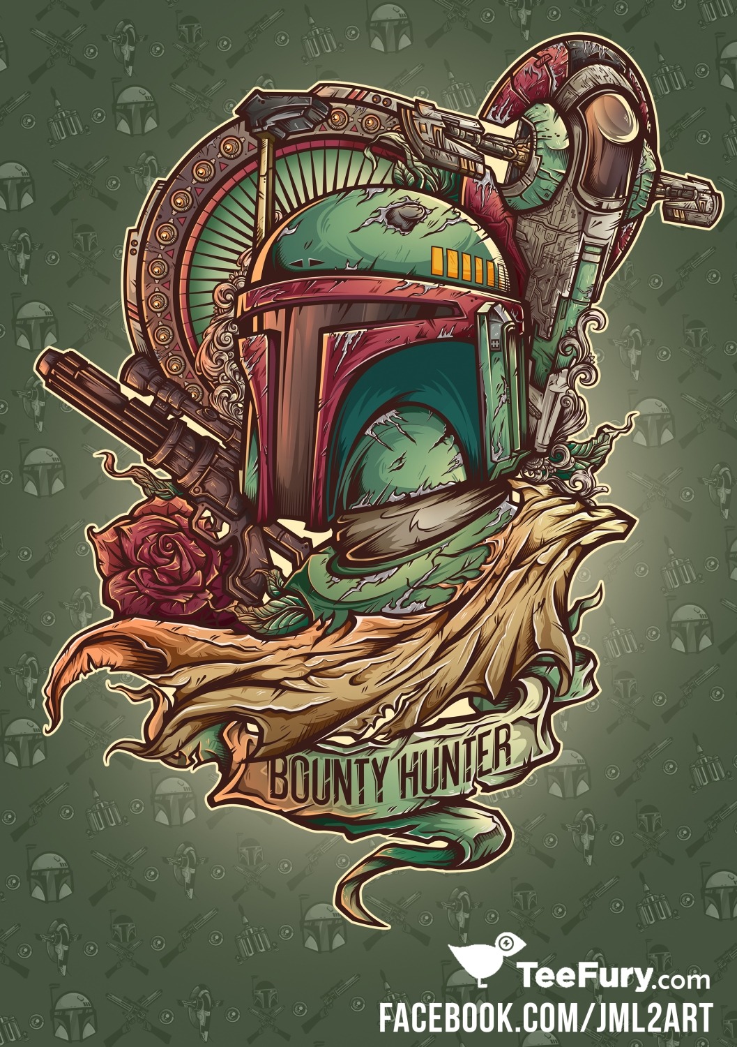 pixalry:  The Real Bounty Hunter - Created by Juan Manuel OrozcoAvailable as a limited