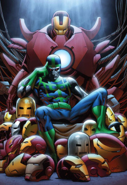 comicbookartwork:  Iron Man #15 by Greg Land 