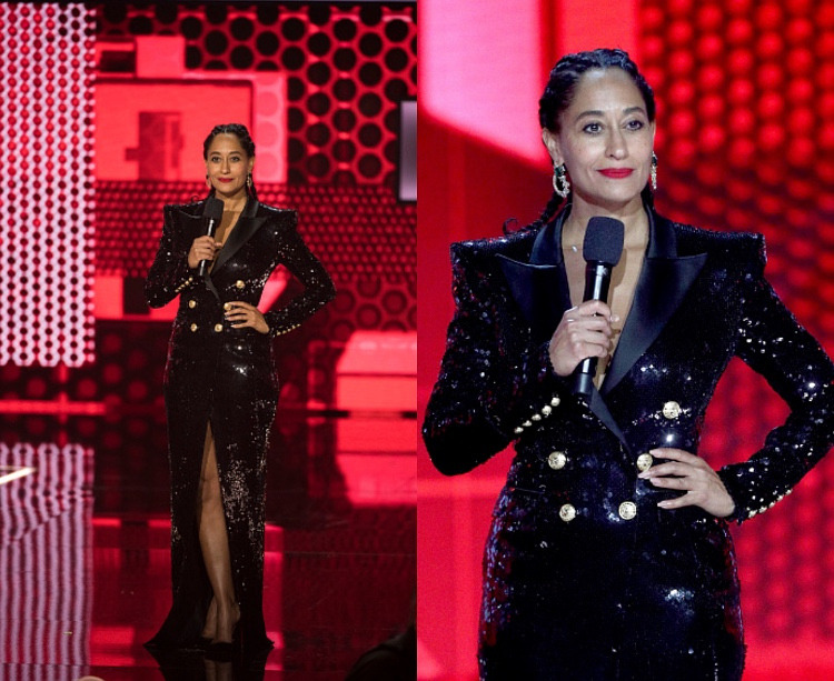 powrightinthekisser:  superselected:  Tracee Ellis Ross Wore a Black Designer For