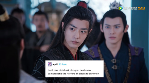 chaoticbiwuxian:The Untamed + text posts part 8