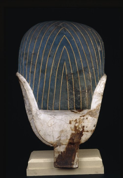 theancientwayoflife: ~ Mummy-mask, Cartonnage. Period: 18th Dynasty Date: ca. 1500 B.C. Place of origin: Egypt, Probably from Thebes
