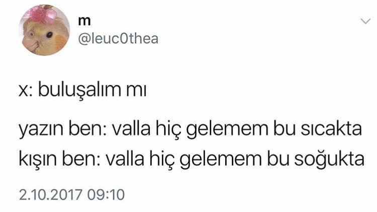 x: buluşalım mı
yazın ben:...