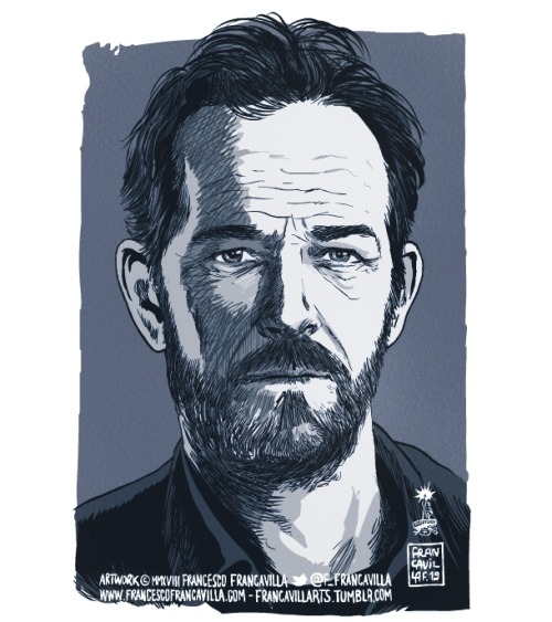 francavillarts:LUKE PERRYSO SO sad. Great talent gone way too soon. :(My heart goes to his family an