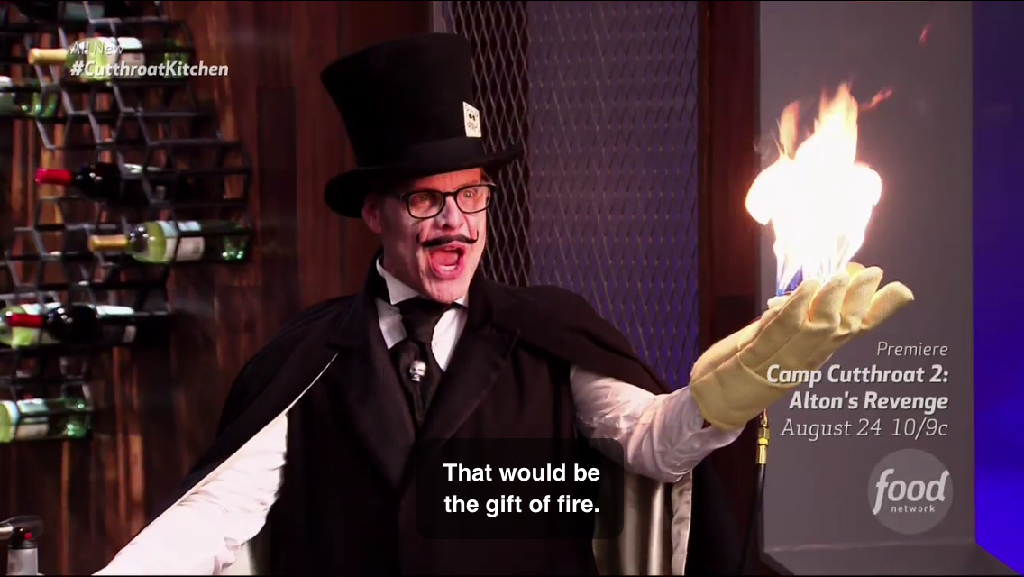 food-network-fanatic:  Win this auction and you can force your opponent to light