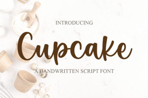 Cupcake Font by Graphix Line Studio