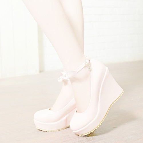 ♡ Bowknot Wedge Heels (4 Colours) - Buy Here ♡Discount Code: honeysake for 10% off your purchase!! P