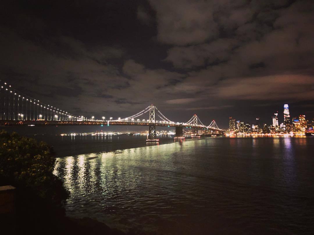 San Francisco Oakland-Bay Bridge and the City by The Bay. ❤️🇺🇸✌🏽😍