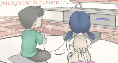 Video games–Smol babies enjoying video games indoors (❁´▽`❁)*✲ﾟ*