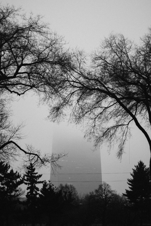 January 21st, 2017 || Philadelphia, PA.Cira Center covered in fog in the distance.