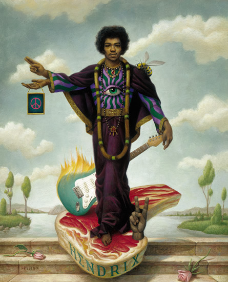 espantajerias: Hendrix by Mark Ryden.