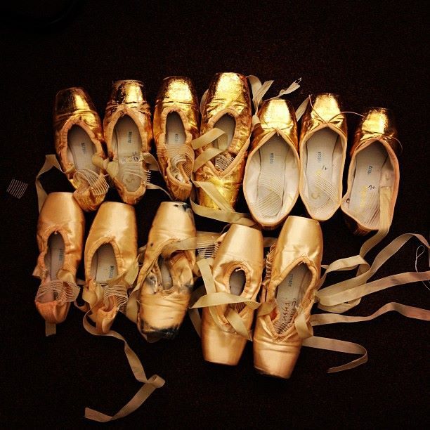 look here - Maria Kochetkova’s shoes from Cinderella.