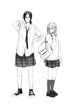 yvonnism:  Planning to do a Ymir x Historia