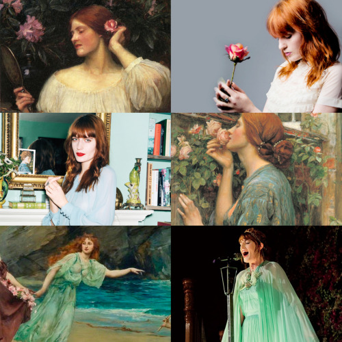 wingedwolves:♛ Pre-Raphaelite Paintings & Florence Welch Parallels Part 2 ♛