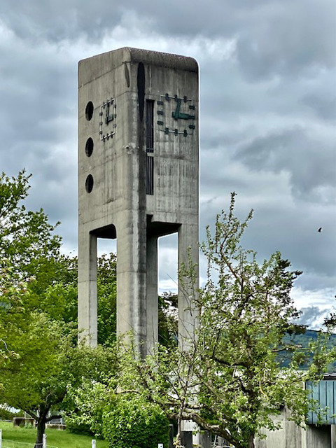 New in the database! The beautiful exposed concrete St. Wendelin Church in Olten! In 1959, the paris