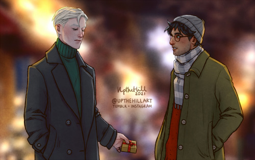 “Merry Christmas, Harry.”“What did you- Why..?”“Just take it. Please.”