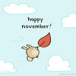 chibird: I hope it’s filled with cute bunnies floating on leaves. :D Fall-colored leaves!    Be a friend of Chibird on  Patreon! Every little contribution helps give me the time and energy to continue drawing Chibird! 🌸   Webtoon | Instagram   