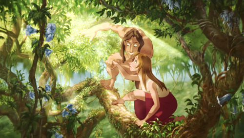 raespersonal:  neverending list of visually amazing moments (x)tarzan, 1999 