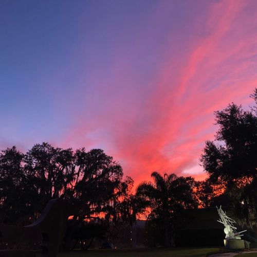 No filter sky shot to close out my day #sky #nature #Orlando #Florida #travel #adventure #sunset (at