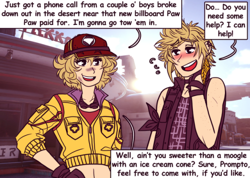 destiny-islanders:  Prompto.(idk why but I will never not love the idea of Sora being aware of his powers in 4th-wall-breaking ways)