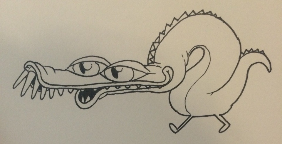 felixcolgrave:  Drawing a lot of idiot lizards lately  Fuck me those are my spirit