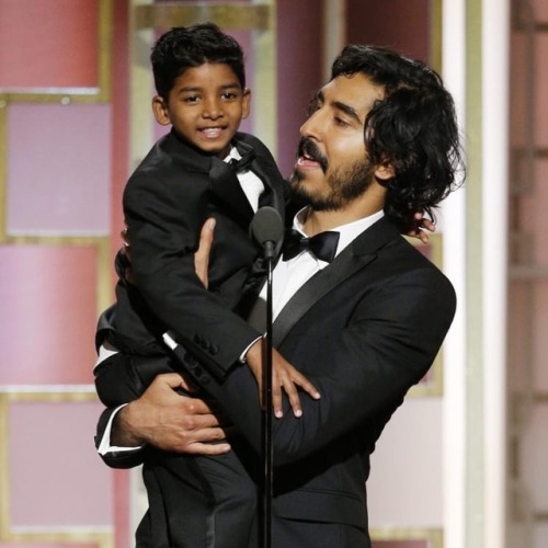 mtvalerie:Moodboard of Dev Patel being extra cute with Sunny Pawar!!