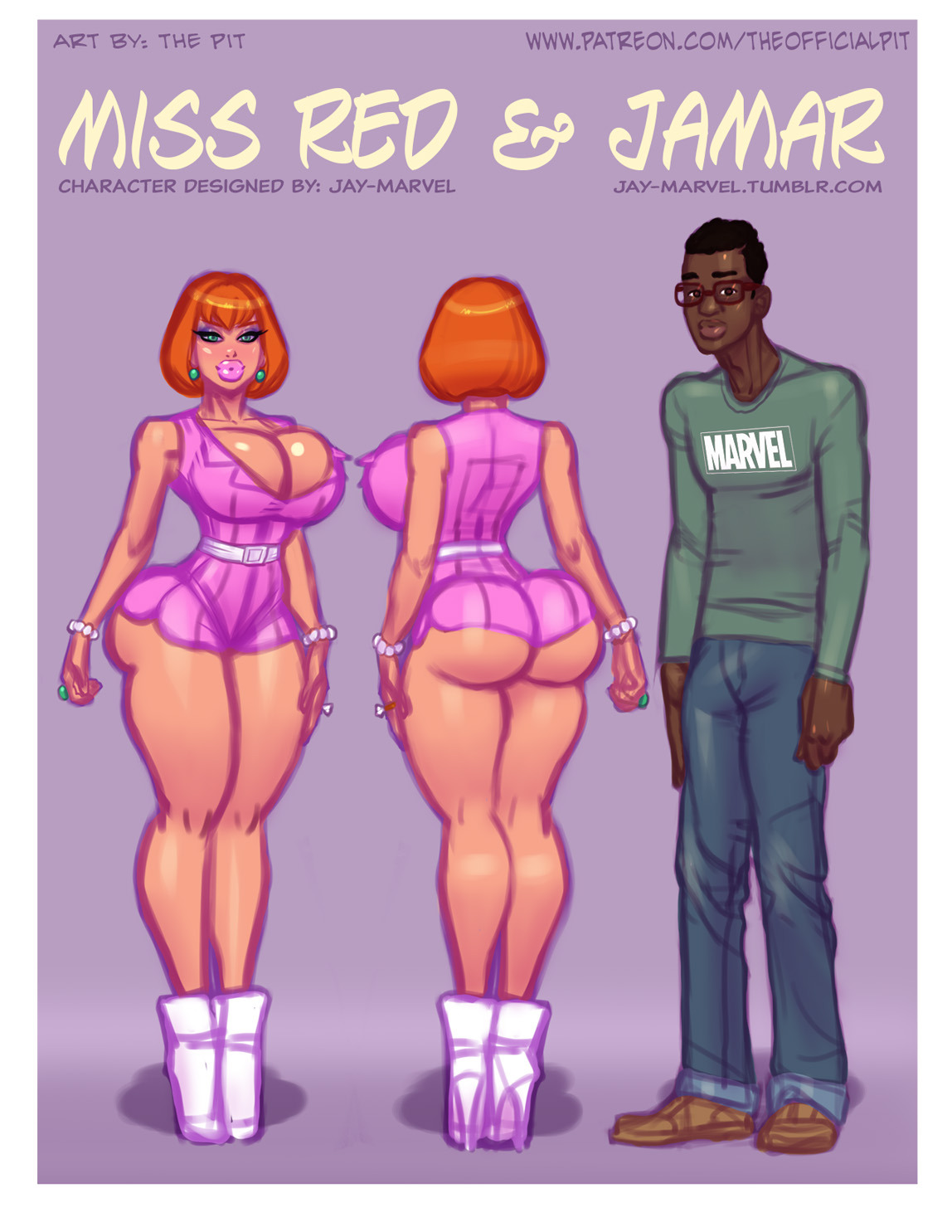 supertitoblog:  theofficialpit:  Hope ya dig it!  Oh snap! Miss Red XD   I’ve seen