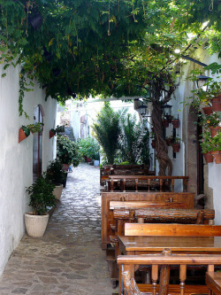 visitheworld:  Una calle de Tossa de Mar,