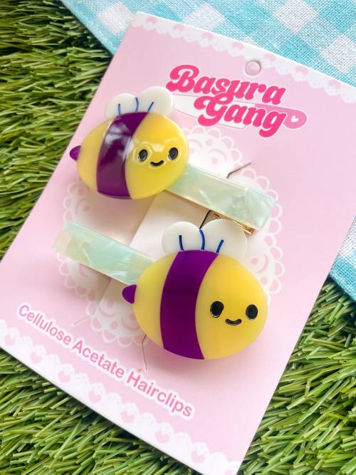 Bee Hairclips By Basura Gang