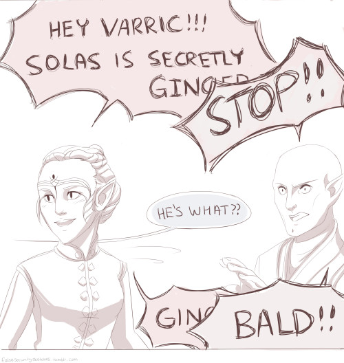 falsesecuritysketches:Ginger Revolution. I’m so bad at this. I just… I just thought of it and had to