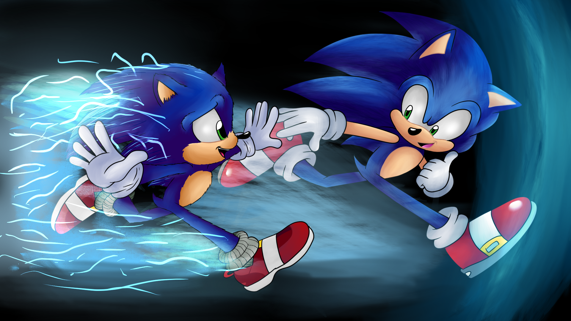 SONIC CLASSIC FANART LexSFM - Illustrations ART street