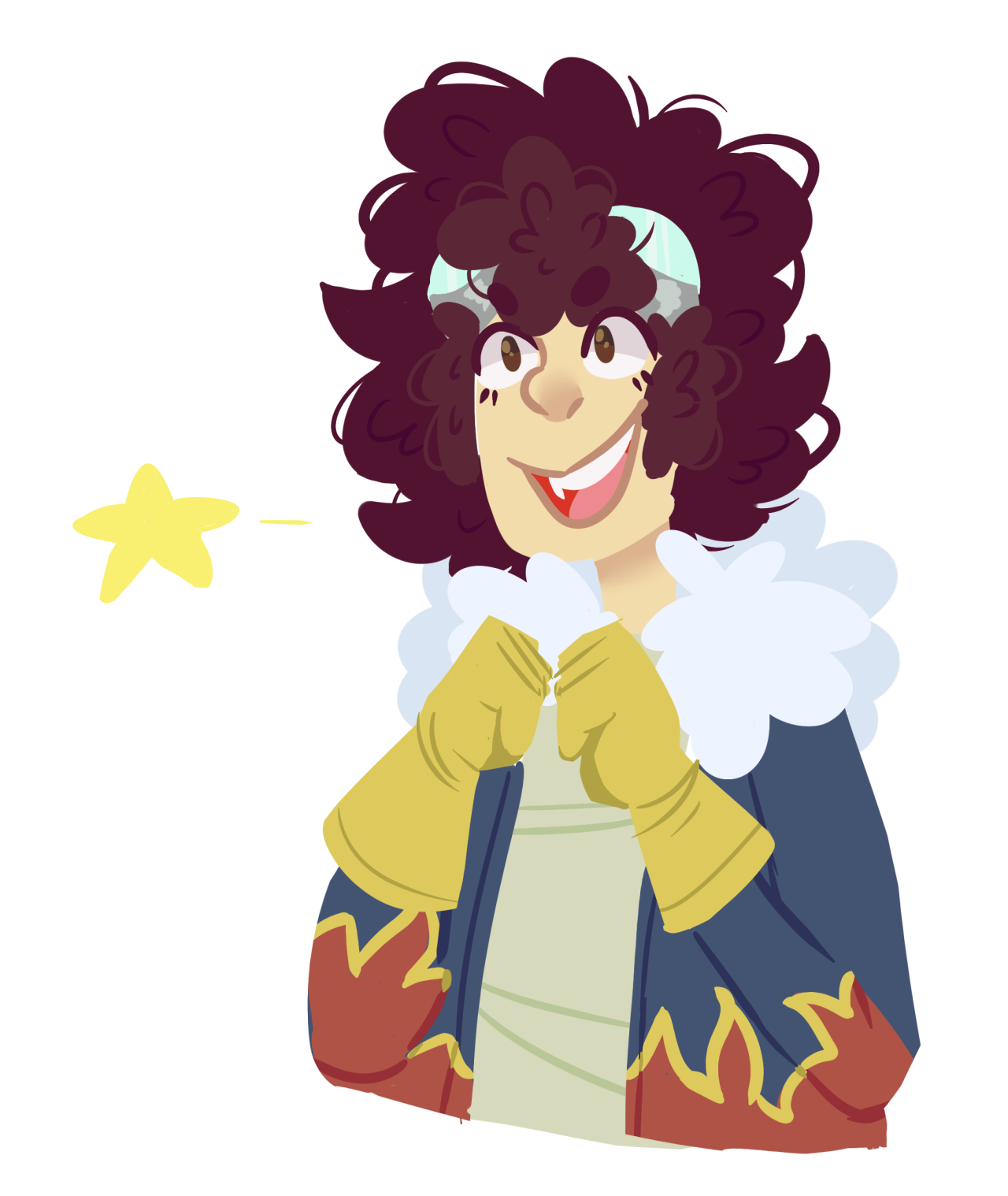 alturkabuterimon:  i haven’t drawn my fluffy haired son in ages dang 