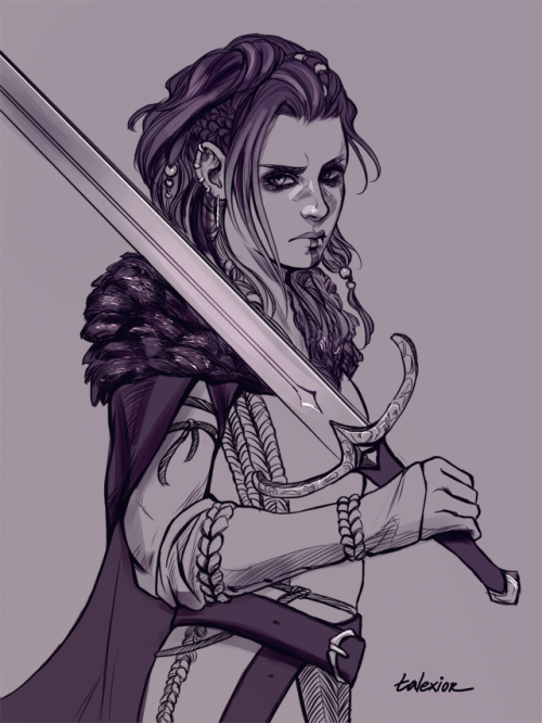 talexior:Inktober Day 13 - YashaThe Critical Role cast is filled with amazing characters and I wish 