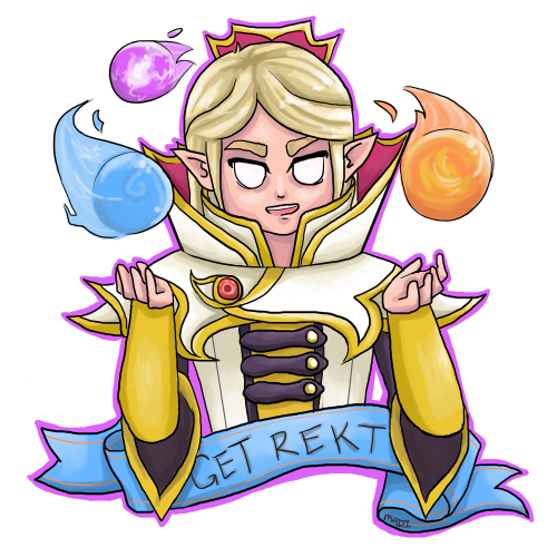 Dota 2 — COM: Chibi Invoker by Slothiitron