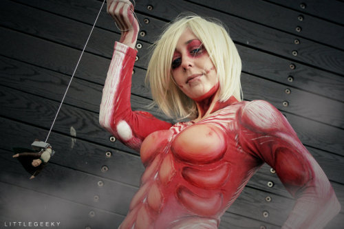 jointhecosplaynation:  Alias Cosplay - Female Titan #AttackOnTitan #Cosplay feat. @Alias_com View Post 