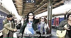 perrygaga:  Katy Perry and Lady Gaga meeting for the first time. 