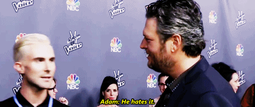 hobriened:Blake: No, actually, I’ve been around him for several hours now, with his new hairstyle, a